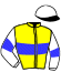 casaque portée par Laigron Ax. jockey du cheval de course GUESS DU VALLON (FR), information pmu ZETURF
