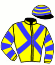 casaque portée par Banz Mlle C. jockey du cheval de course REINE VERA (FR), information pmu ZETURF