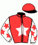 casaque portée par Cury A. jockey du cheval de course HALONG BAY (FR), information pmu ZETURF