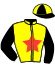 casaque portée par Thomas B. jockey du cheval de course GASTOUNET (FR), information pmu ZETURF