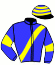 casaque portée par Dumont Luc jockey du cheval de course EHTIVA DES BUDENTS (FR), information pmu ZETURF