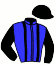 casaque portée par Molins Mme Amb. jockey du cheval de course MARADAN, information pmu ZETURF
