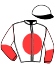 casaque portée par Seguy V. jockey du cheval de course PHOSPHENE, information pmu ZETURF