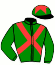 casaque portée par Ruis S. jockey du cheval de course HARIQ, information pmu ZETURF