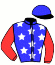 casaque portée par Abrivard L. Cl. jockey du cheval de course ESPACE WINNER, information pmu ZETURF