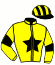 casaque portée par Lebourgeois Y. jockey du cheval de course DIAMANT DU RUEL, information pmu ZETURF