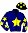 casaque portée par Desprez Gui. jockey du cheval de course IMPERATOR D'EM, information pmu ZETURF