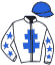 casaque portée par Henry Mme Lan. jockey du cheval de course JOLIE SMART, information pmu ZETURF