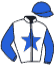 casaque portée par Nivard F. jockey du cheval de course HUNDRED VICTORY, information pmu ZETURF