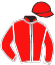 casaque portée par Placier O. jockey du cheval de course KRAKITO BELLO, information pmu ZETURF