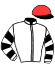 casaque portée par Thiefaine D. jockey du cheval de course KOURASI LEPINE, information pmu ZETURF