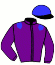 casaque portée par Muidebled A. jockey du cheval de course LUIDGI DES EPINES, information pmu ZETURF