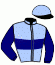 casaque portée par Mlle Sabin Ch. jockey du cheval de course LE BEAU GOSSE, information pmu ZETURF