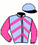 casaque portée par Langlois H. jockey du cheval de course LAURENCE MADRIK, information pmu ZETURF