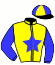 casaque portée par Lerebourg B. jockey du cheval de course LAMPADE, information pmu ZETURF
