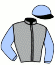 casaque portée par Quittet F. jockey du cheval de course HAGUAIS DE LAYE, information pmu ZETURF