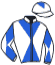 casaque portée par Baudet N. jockey du cheval de course ISLAND LUCK, information pmu ZETURF