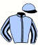 casaque portée par Guillochon J. jockey du cheval de course PULSE, information pmu ZETURF