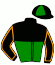 casaque portée par Thomain D. jockey du cheval de course JOHNNY BE GOOD ER, information pmu ZETURF
