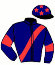 casaque portée par Guinoiseau L. jockey du cheval de course IRENO DES PLAINES, information pmu ZETURF