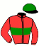 casaque portée par Lajon W. jockey du cheval de course GEMINI D'AX, information pmu ZETURF