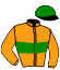 casaque portée par Reveley J. jockey du cheval de course IZINO D'AIRY, information pmu ZETURF