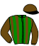 casaque portée par Reveley J. jockey du cheval de course COURTING, information pmu ZETURF
