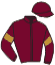 casaque portée par Chesneau A. jockey du cheval de course BEAU DINO, information pmu ZETURF