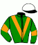 casaque portée par Michael O'sullivan jockey du cheval de course SIR LOUIS, information pmu ZETURF