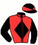 casaque portée par Charron J. jockey du cheval de course KALLIA, information pmu ZETURF