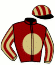 casaque portée par Lefebvre Mr C. jockey du cheval de course ZINOA, information pmu ZETURF