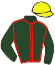 casaque portée par Bonnet E. jockey du cheval de course KADIJA, information pmu ZETURF