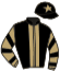 casaque portée par Reveley J. jockey du cheval de course ILLAHO, information pmu ZETURF