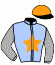 casaque portée par Blot P. jockey du cheval de course BUMBASIA, information pmu ZETURF
