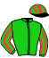 casaque portée par Gauffenic N. jockey du cheval de course ROYAL KING, information pmu ZETURF