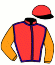 casaque portée par Poincot Chr. jockey du cheval de course MATNIGHT, information pmu ZETURF