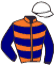 casaque portée par Philipperon L. jockey du cheval de course JUMPER BAIE, information pmu ZETURF