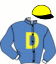 casaque portée par Le Beller T. jockey du cheval de course JAMAICAIN, information pmu ZETURF