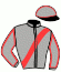 casaque portée par Laisis D. jockey du cheval de course GOLFEUR, information pmu ZETURF
