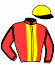 casaque portée par Le Moel Pi. jockey du cheval de course JAZZ PAT, information pmu ZETURF