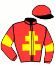 casaque portée par Clozier F. jockey du cheval de course KENDJA VENESI, information pmu ZETURF