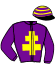 casaque portée par Geray P. jockey du cheval de course LANGUEDOC, information pmu ZETURF