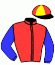 casaque portée par Howie N. jockey du cheval de course REDNECK, information pmu ZETURF