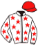 casaque portée par Sanchez Gar. jockey du cheval de course ELECTRIK JIM, information pmu ZETURF