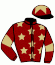 casaque portée par Seguy V. jockey du cheval de course KHEOPS DE BUJ, information pmu ZETURF