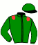 casaque portée par Mouesan H. jockey du cheval de course ROYAD, information pmu ZETURF