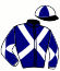 casaque portée par Meyer Mlle M. jockey du cheval de course LARIS, information pmu ZETURF