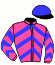 casaque portée par Gutierrez Val A. jockey du cheval de course SALMARAK, information pmu ZETURF