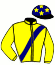 casaque portée par Jean F. jockey du cheval de course HIGHLAND WAY, information pmu ZETURF