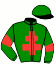 casaque portée par Brohier D. jockey du cheval de course HUMLA VIKING (FR), information pmu ZETURF